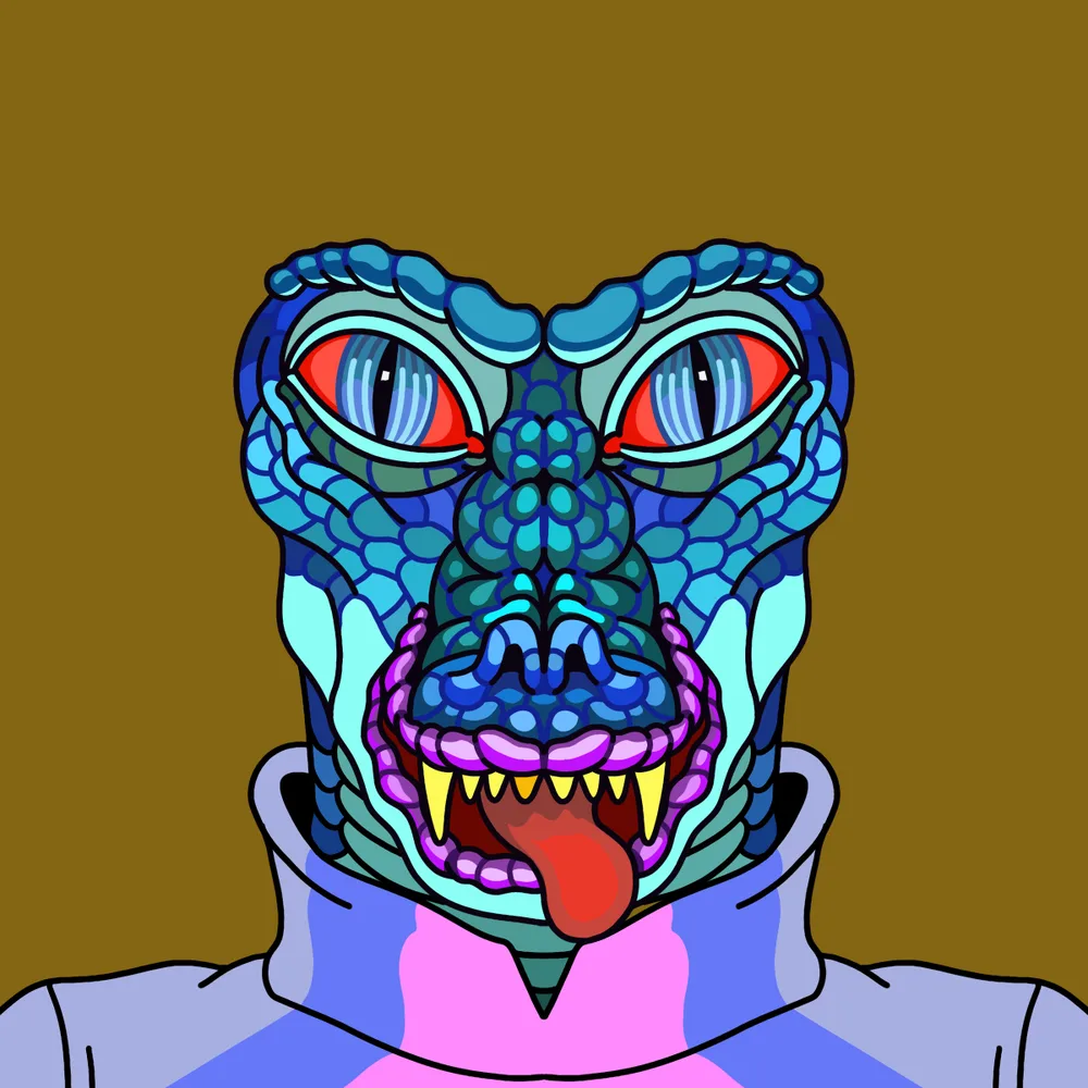 Aliravergator — Hedz No. 544, recovered original artwork by Matt Furie