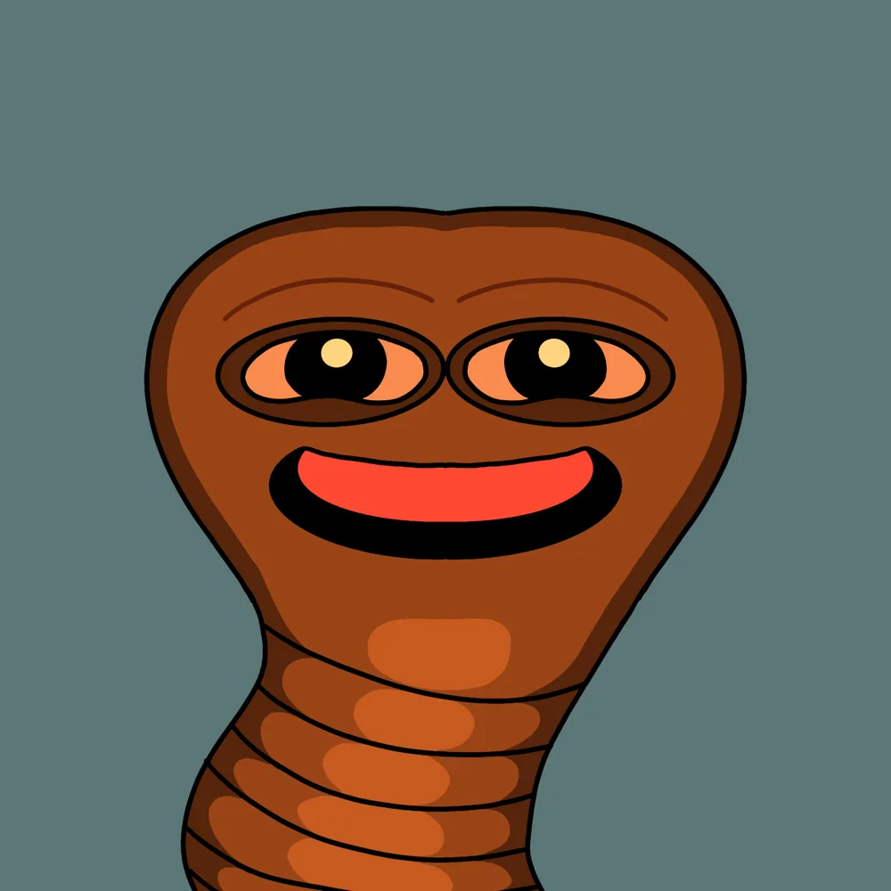 Wormy Squirm — Hedz No. 550, recovered original artwork by Matt Furie