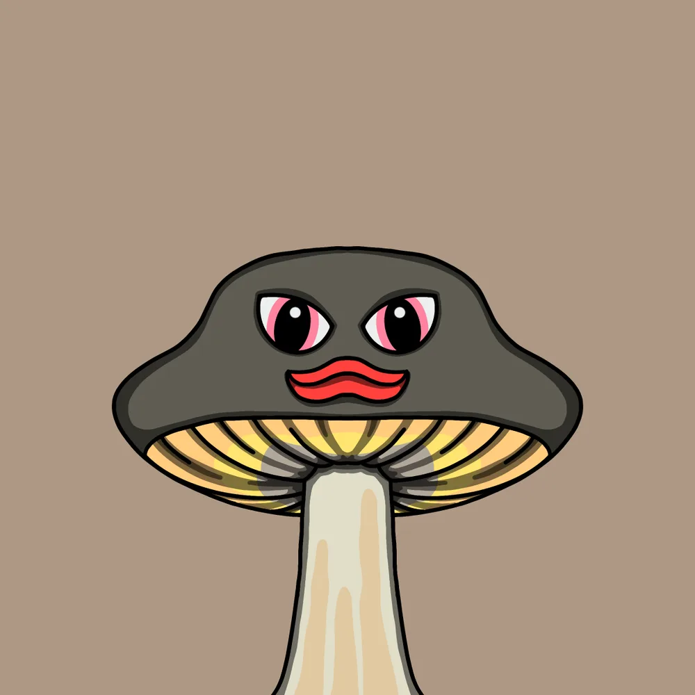 Mama Shroom — Hedz No. 568, recovered original artwork by Matt Furie