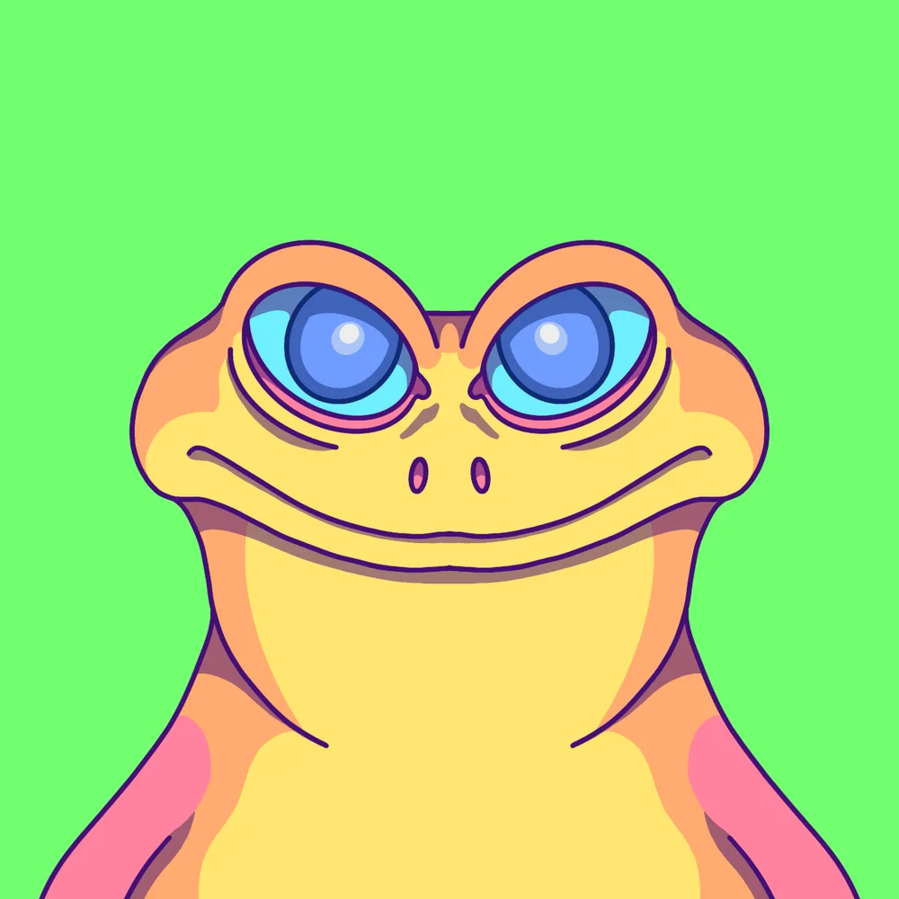 Salamander — Hedz No. 572, recovered original artwork by Matt Furie