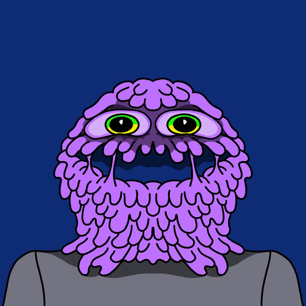 Plippy — Hedz No. 581, recovered original artwork by Matt Furie