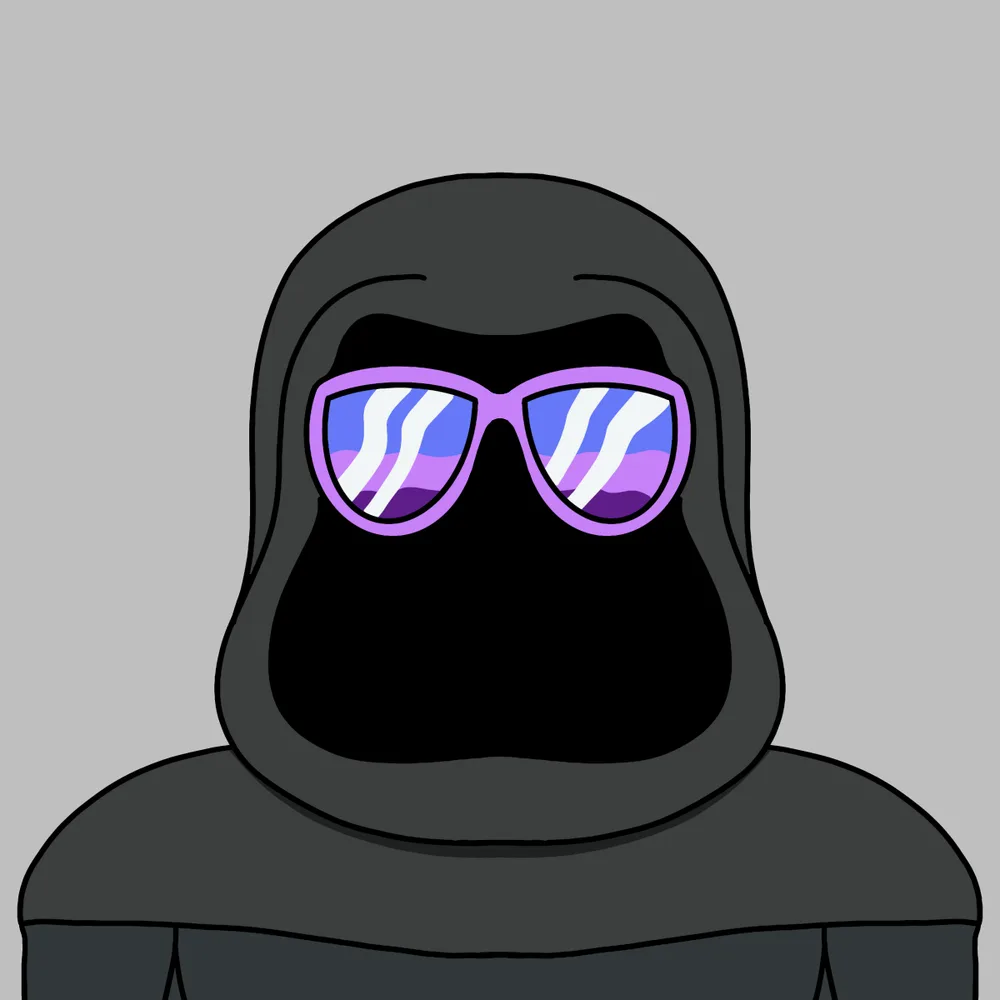 Shadecreeper Darkhood — Hedz No. 006, recovered original artwork by Matt Furie
