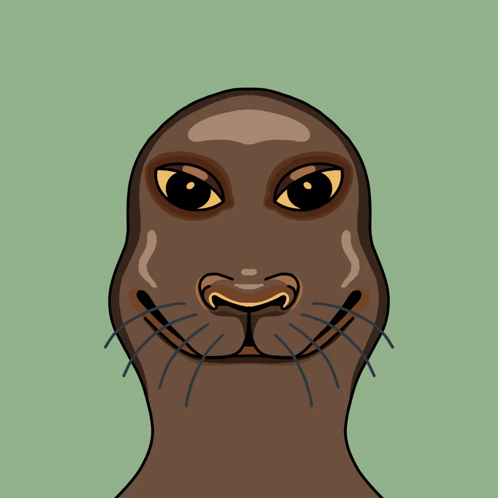 Seal — Hedz No. 601, recovered original artwork by Matt Furie