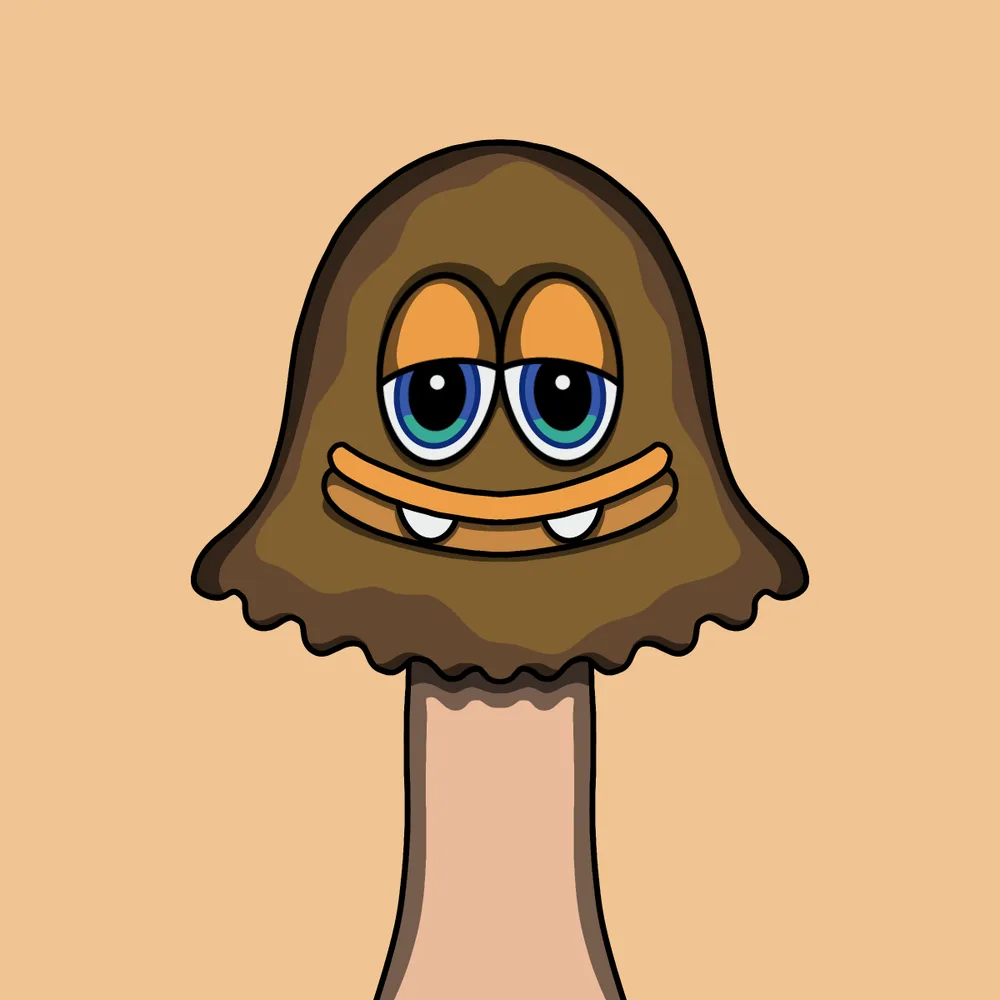 Goof Shroom — Hedz No. 605, recovered original artwork by Matt Furie