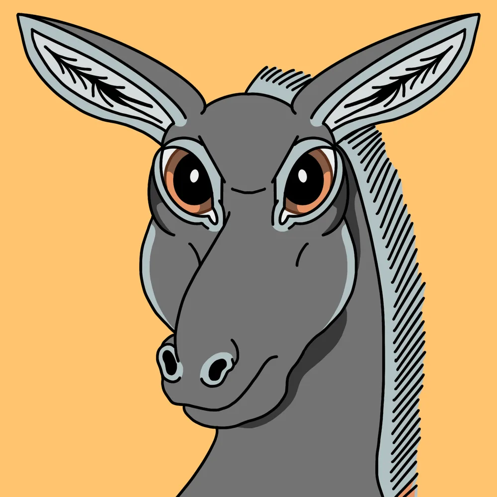 Jackass — Hedz No. 606, recovered original artwork by Matt Furie