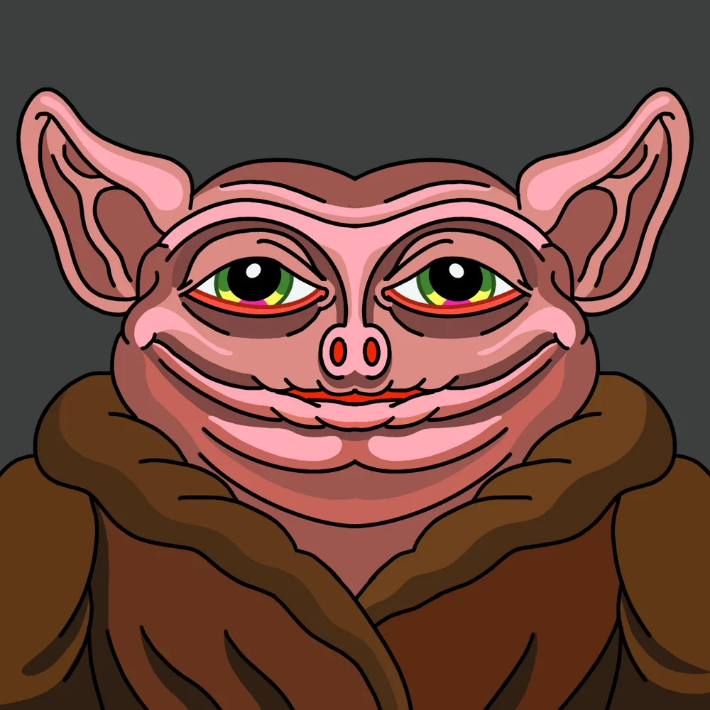 Yogi Earhead — Hedz No. 061, recovered original artwork by Matt Furie