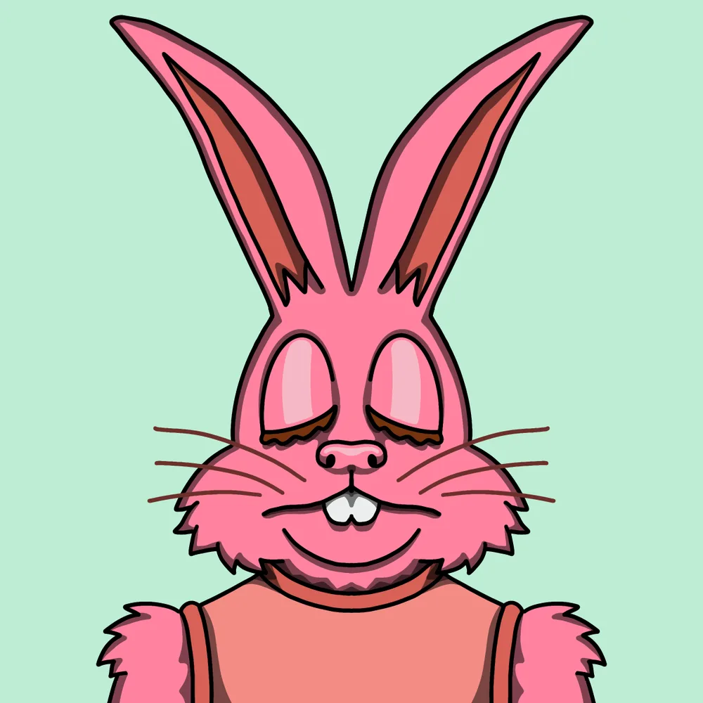 Bad Bunny — Hedz No. 639, recovered original artwork by Matt Furie