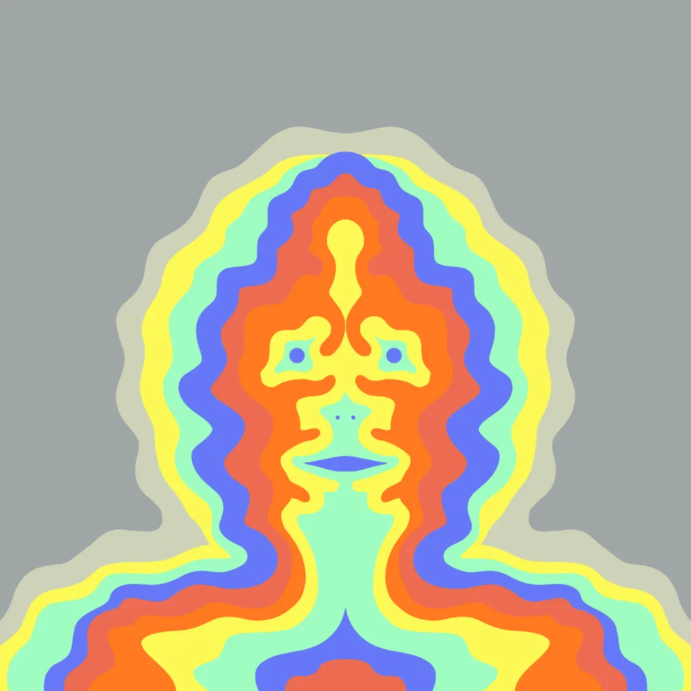 Spirit Soul Rainbow — Hedz No. 640, recovered original artwork by Matt Furie