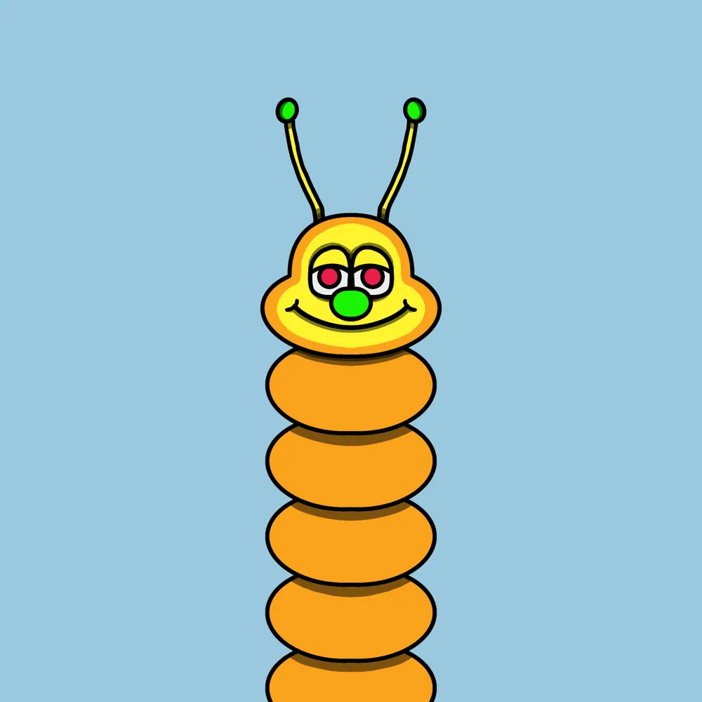 Siggy — Hedz No. 651, recovered original artwork by Matt Furie