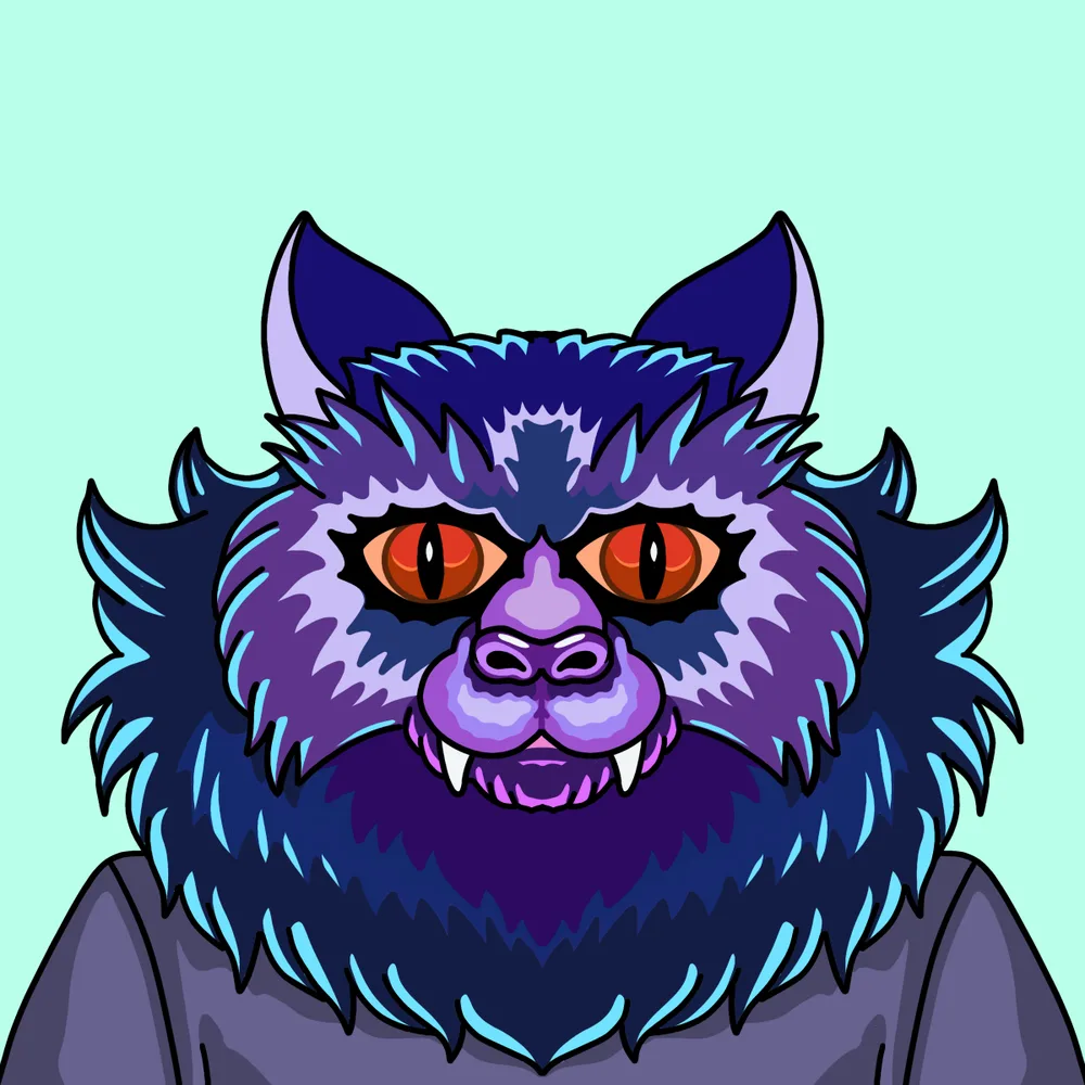 Catwizard Wisdomfur — Hedz No. 066, recovered original artwork by Matt Furie