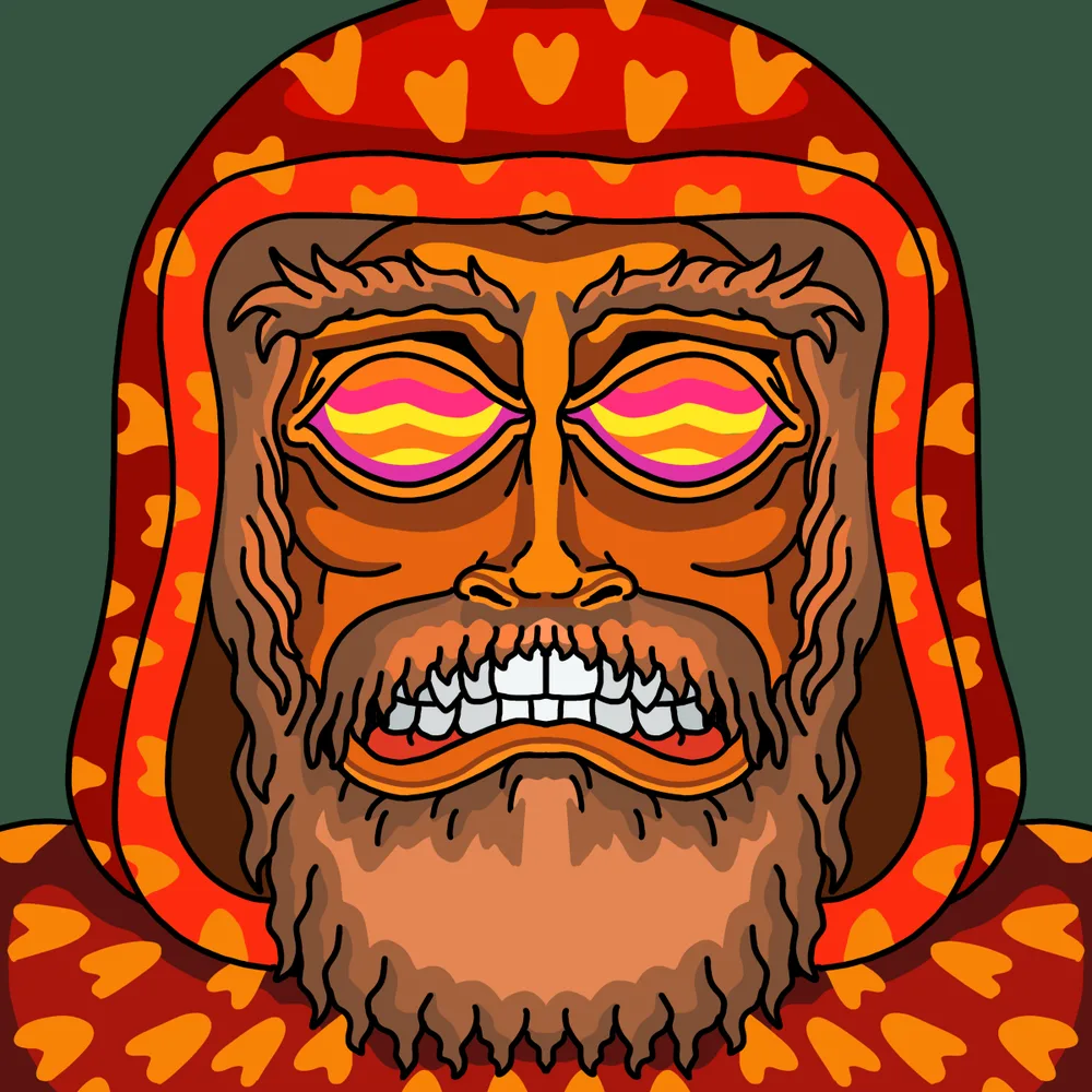 The Receiver — Hedz No. 664, recovered original artwork by Matt Furie