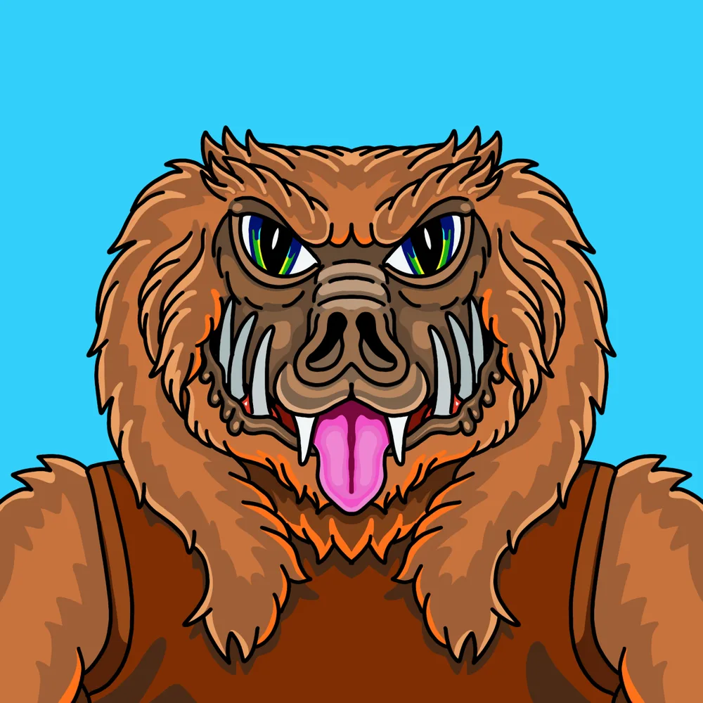 Doglicker — Hedz No. 668, recovered original artwork by Matt Furie