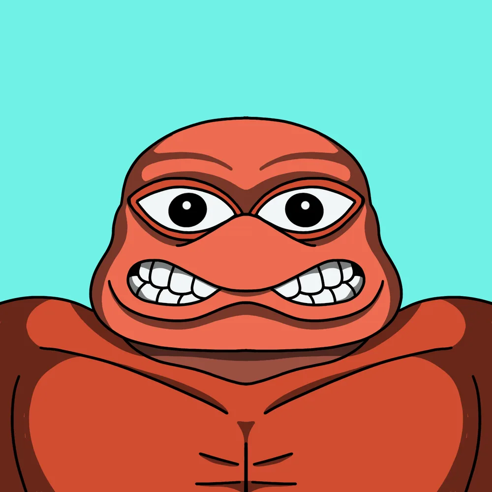 Orange Crusher — Hedz No. 676, recovered original artwork by Matt Furie