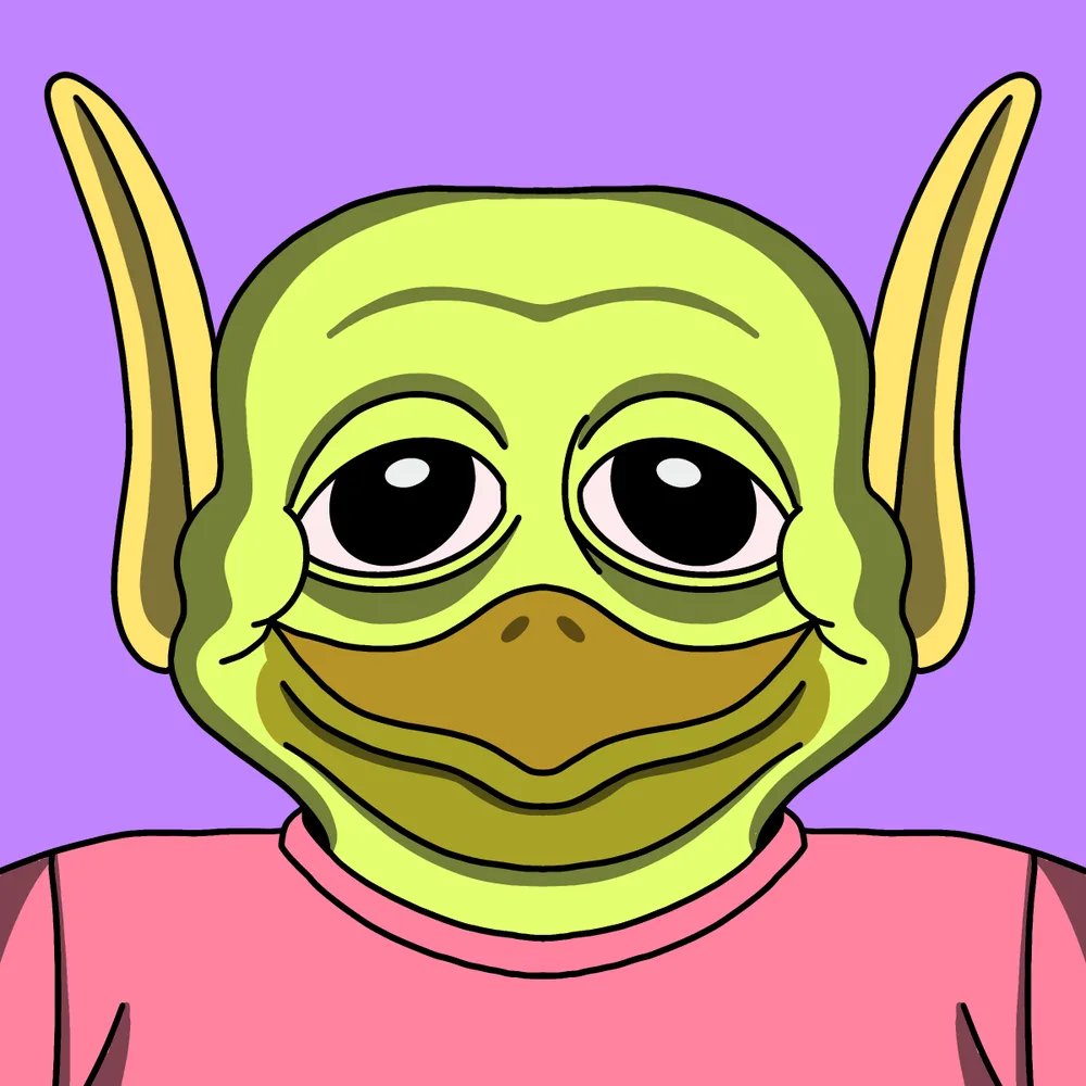 Turtle Farter — Hedz No. 068, recovered original artwork by Matt Furie