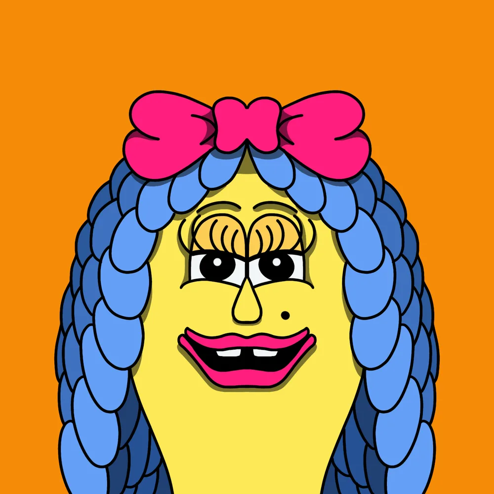 Ms Pac-goo — Hedz No. 697, recovered original artwork by Matt Furie