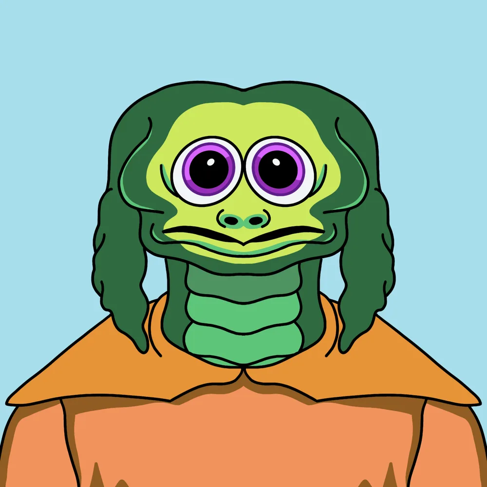 Snifler Greenie — Hedz No. 701, recovered original artwork by Matt Furie