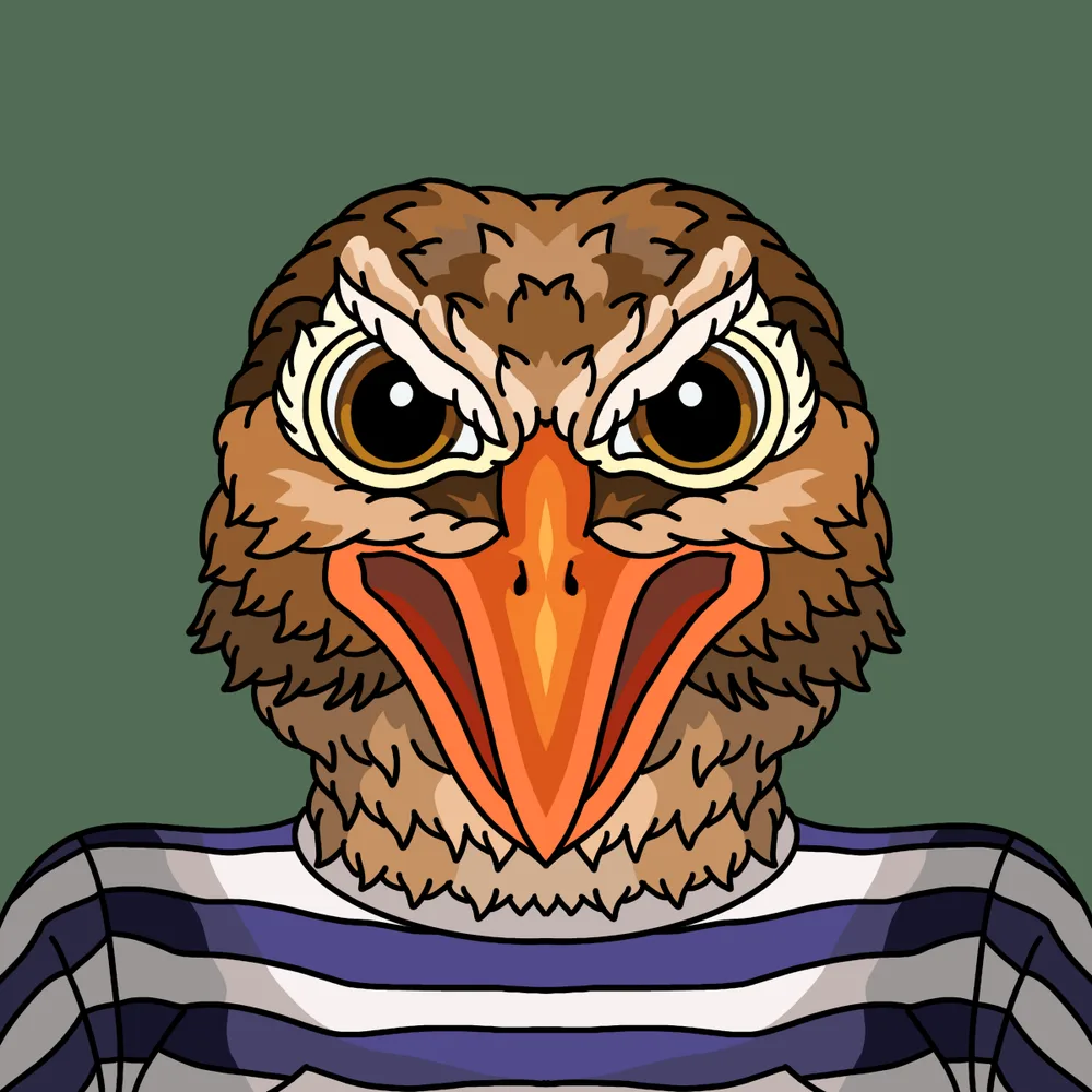 Birdfucker — Hedz No. 702, recovered original artwork by Matt Furie