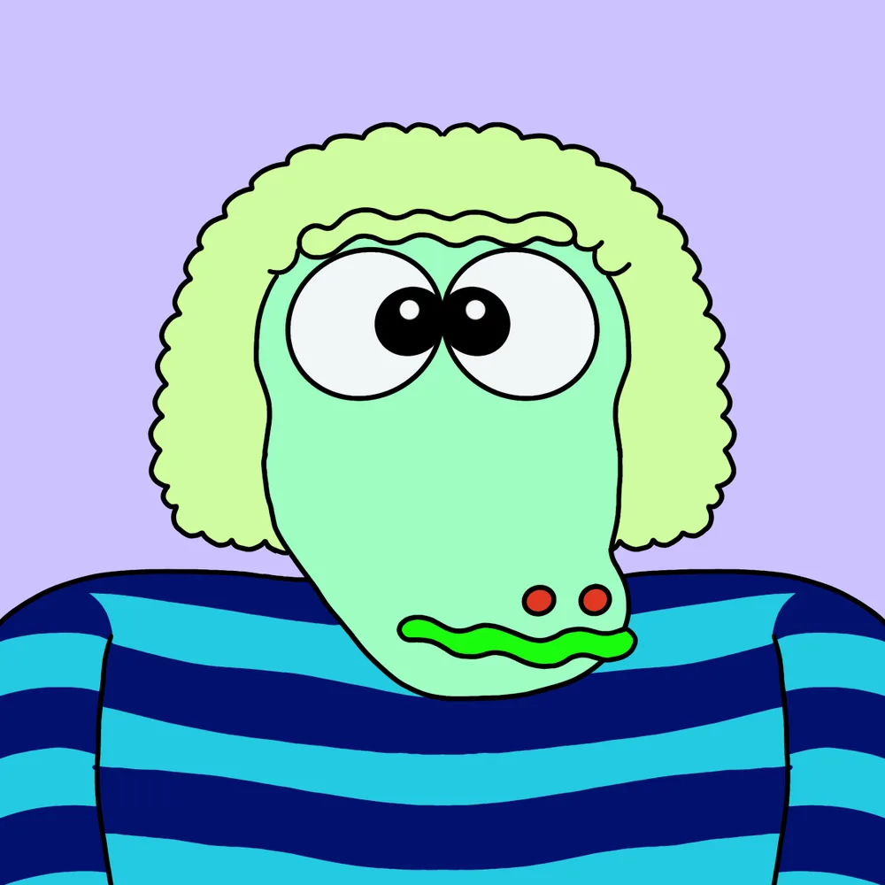 Florf — Hedz No. 706, recovered original artwork by Matt Furie