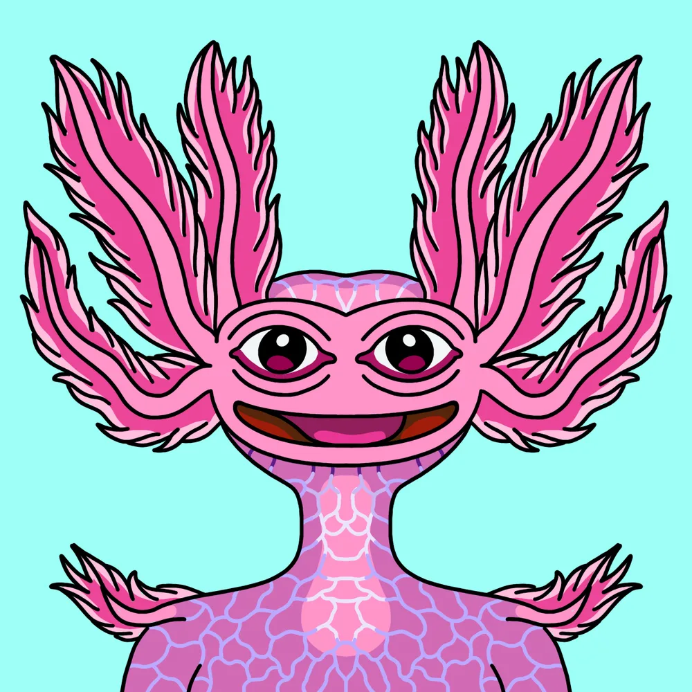 Pinkie — Hedz No. 708, recovered original artwork by Matt Furie