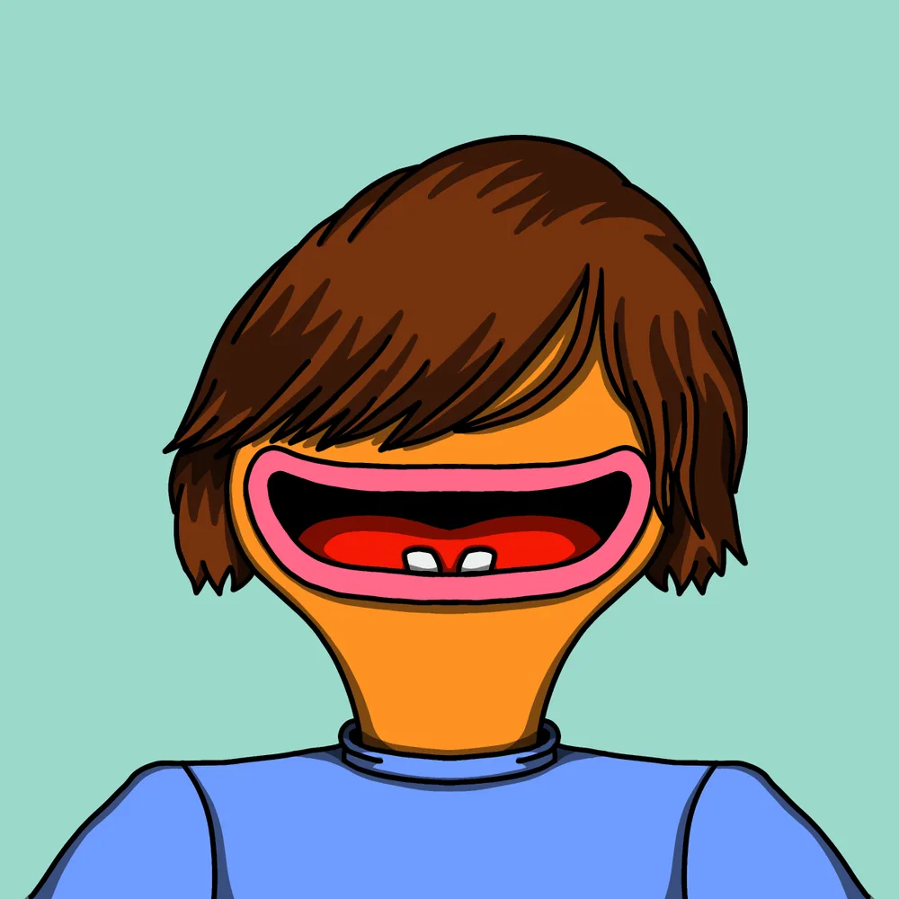 Funnyboy — Hedz No. 722, recovered original artwork by Matt Furie