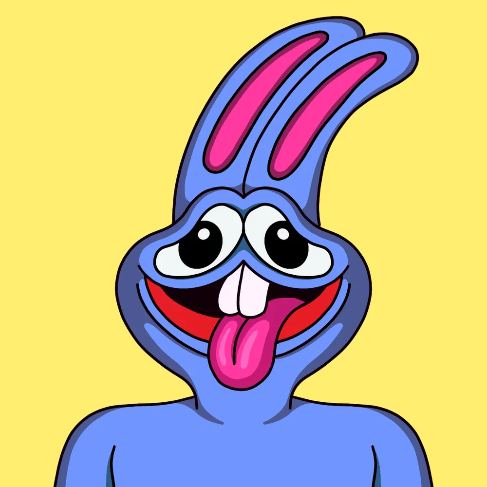 Motorbunny — Hedz No. 729, recovered original artwork by Matt Furie