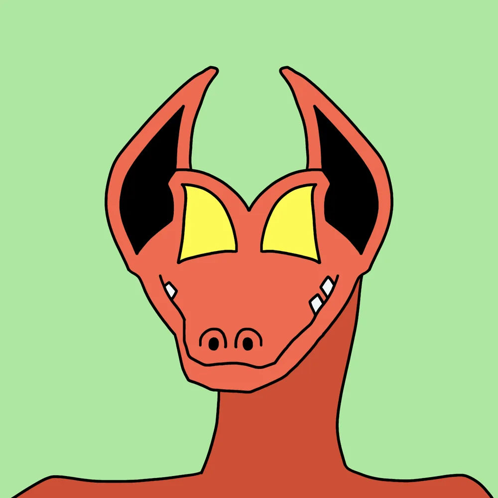 Ear-perker — Hedz No. 737, recovered original artwork by Matt Furie