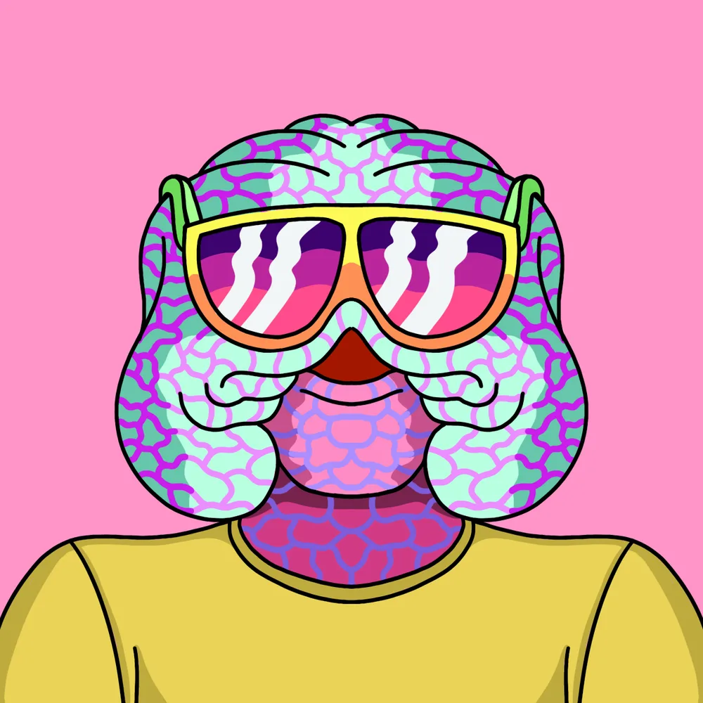 Coolguy Partycheeks — Hedz No. 738, recovered original artwork by Matt Furie