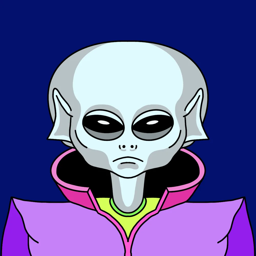 Big Braniac Spacefucker — Hedz No. 750, recovered original artwork by Matt Furie