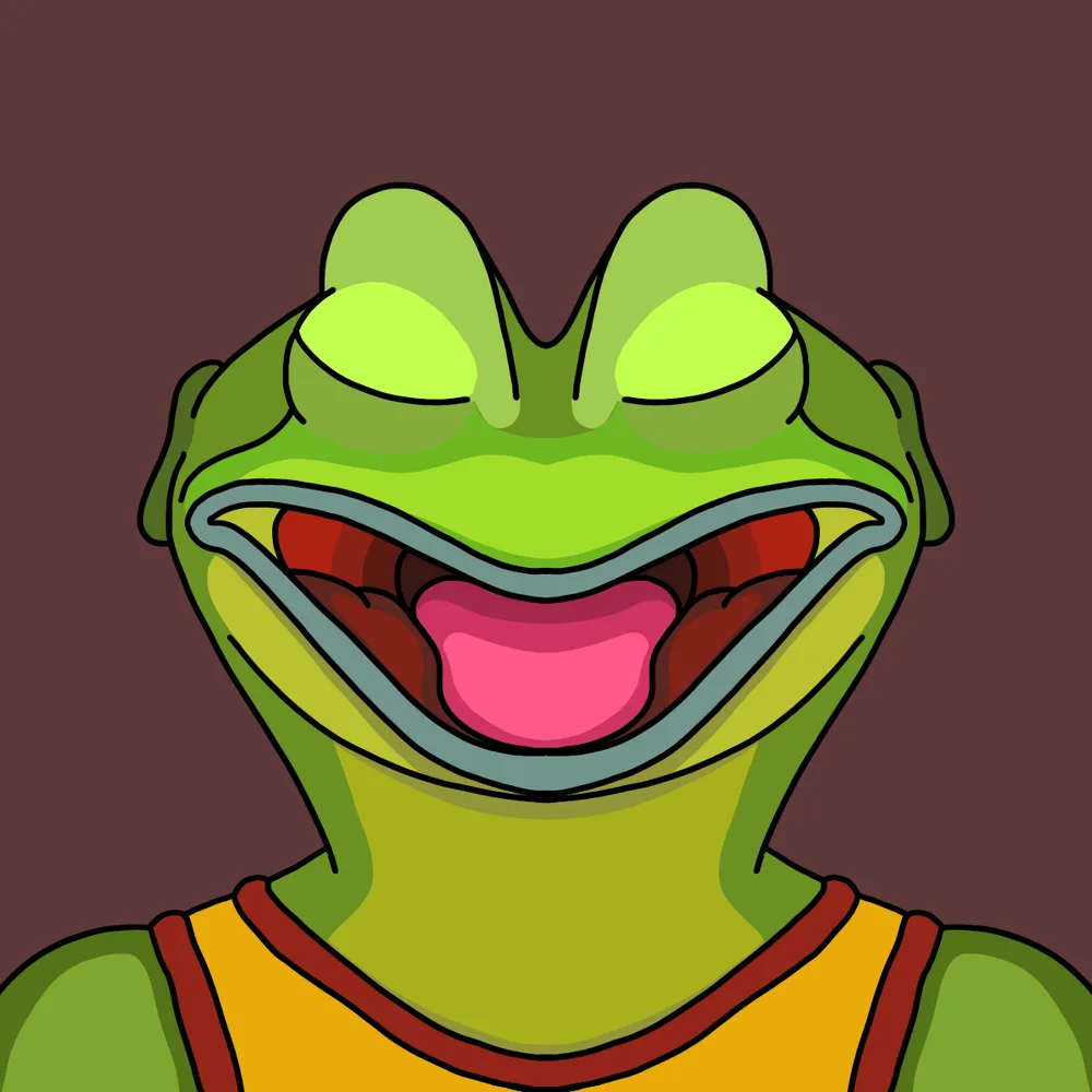 Screamfrog — Hedz No. 758, recovered original artwork by Matt Furie