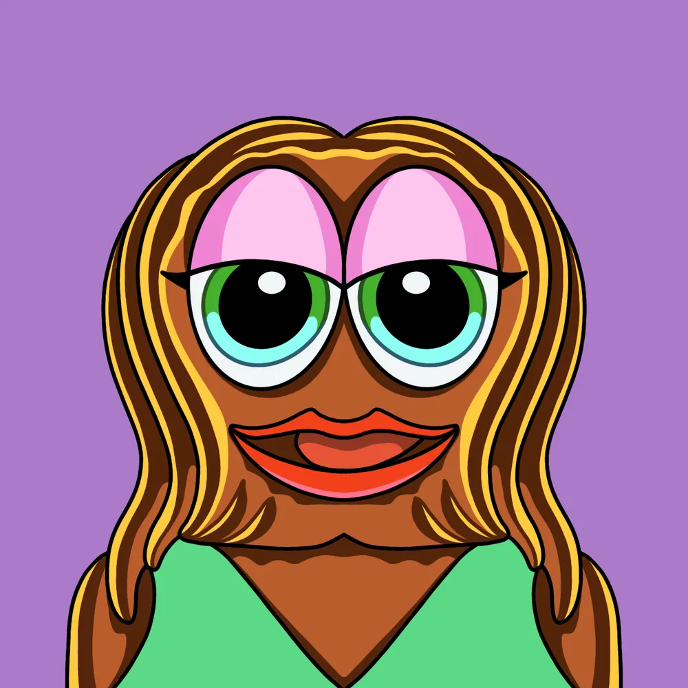 Furface Knob Gobbler — Hedz No. 076, recovered original artwork by Matt Furie