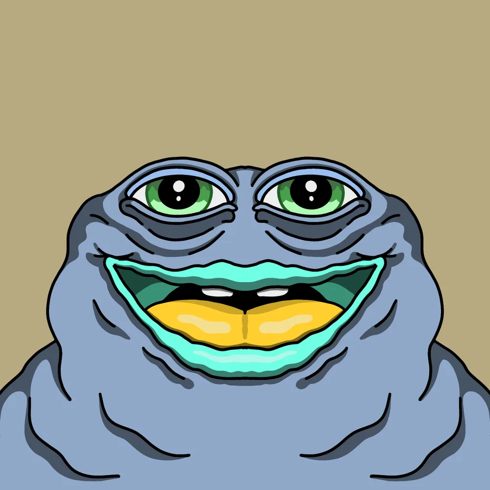 Grey Blob Winner — Hedz No. 769, recovered original artwork by Matt Furie