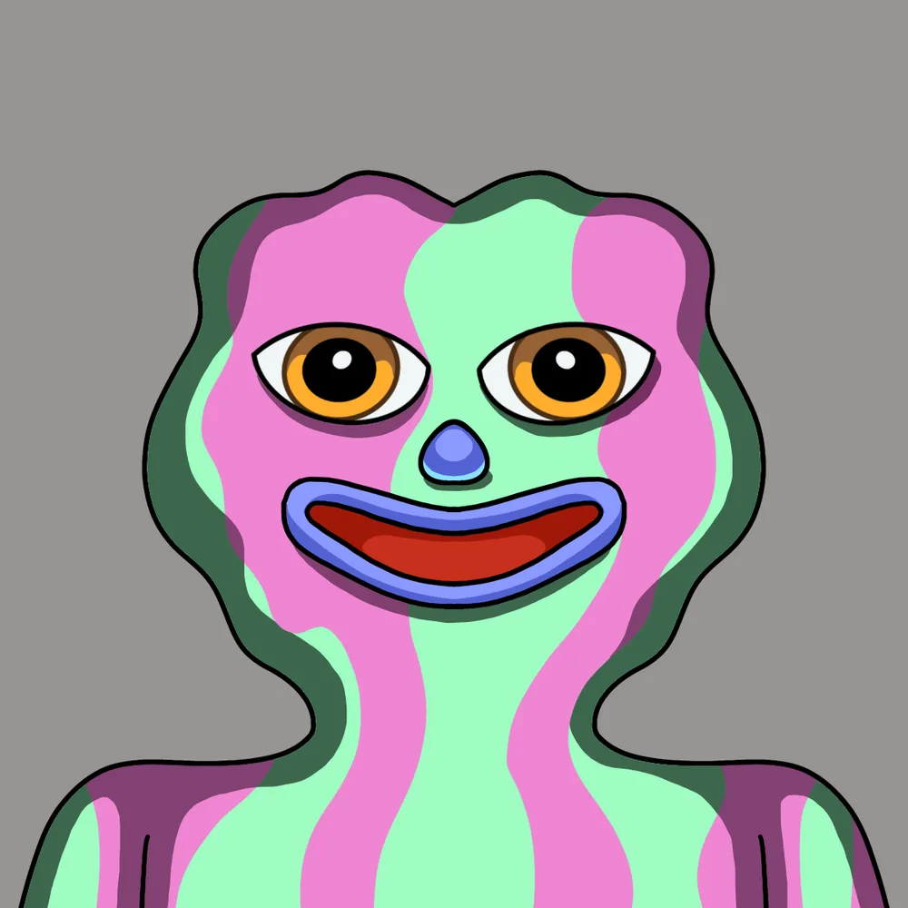 Ice Cream Dreamer — Hedz No. 793, recovered original artwork by Matt Furie