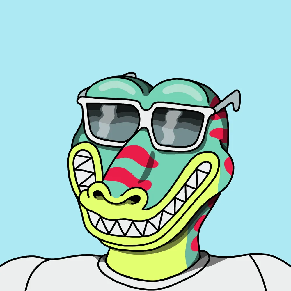 Hollywood Ham-dragon — Hedz No. 798, recovered original artwork by Matt Furie