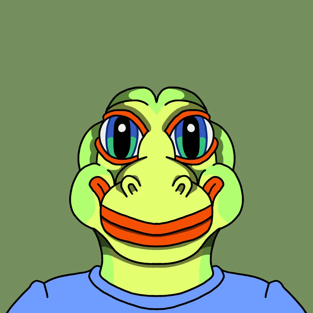 Kissy Rex — Hedz No. 801, recovered original artwork by Matt Furie