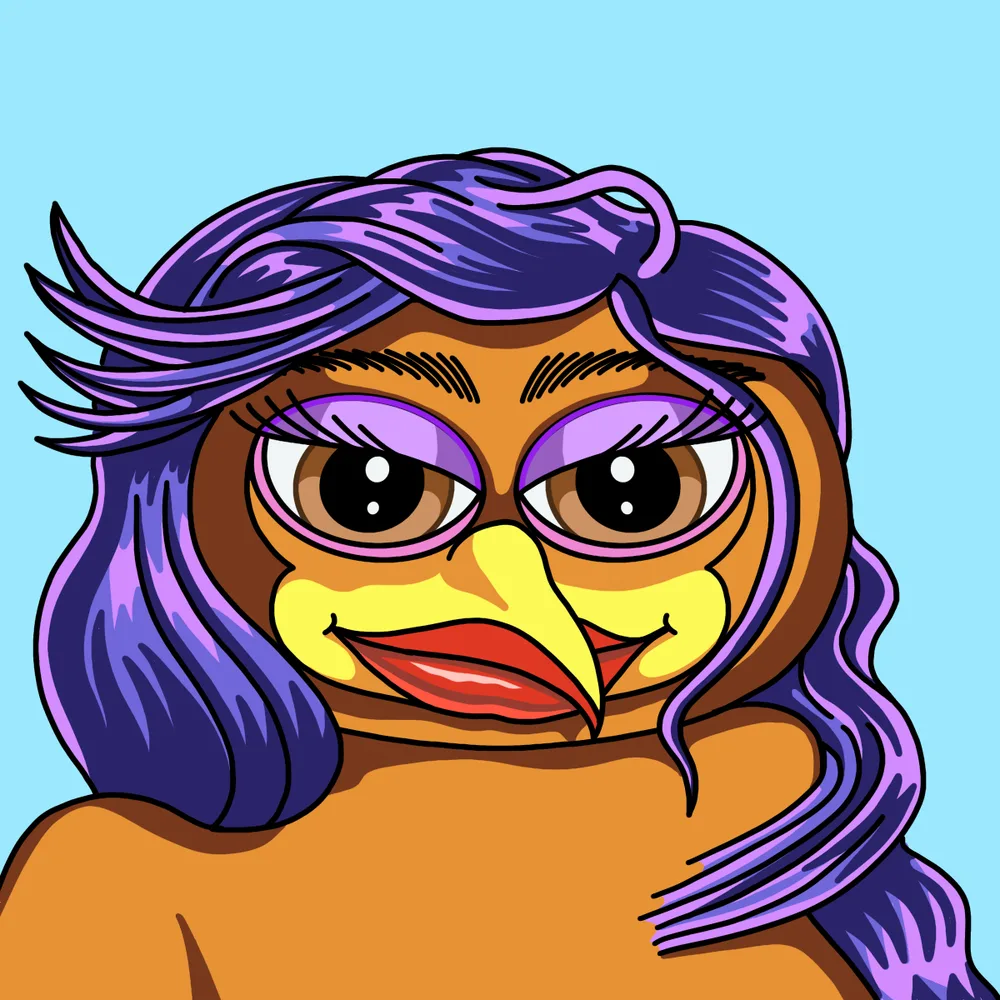 Chickeneyes — Hedz No. 802, recovered original artwork by Matt Furie