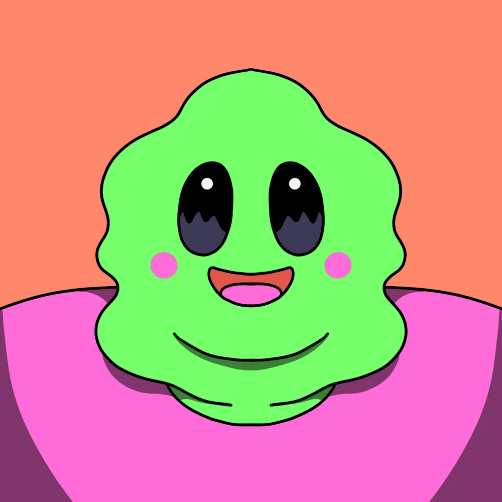 Globby Glob — Hedz No. 838, recovered original artwork by Matt Furie