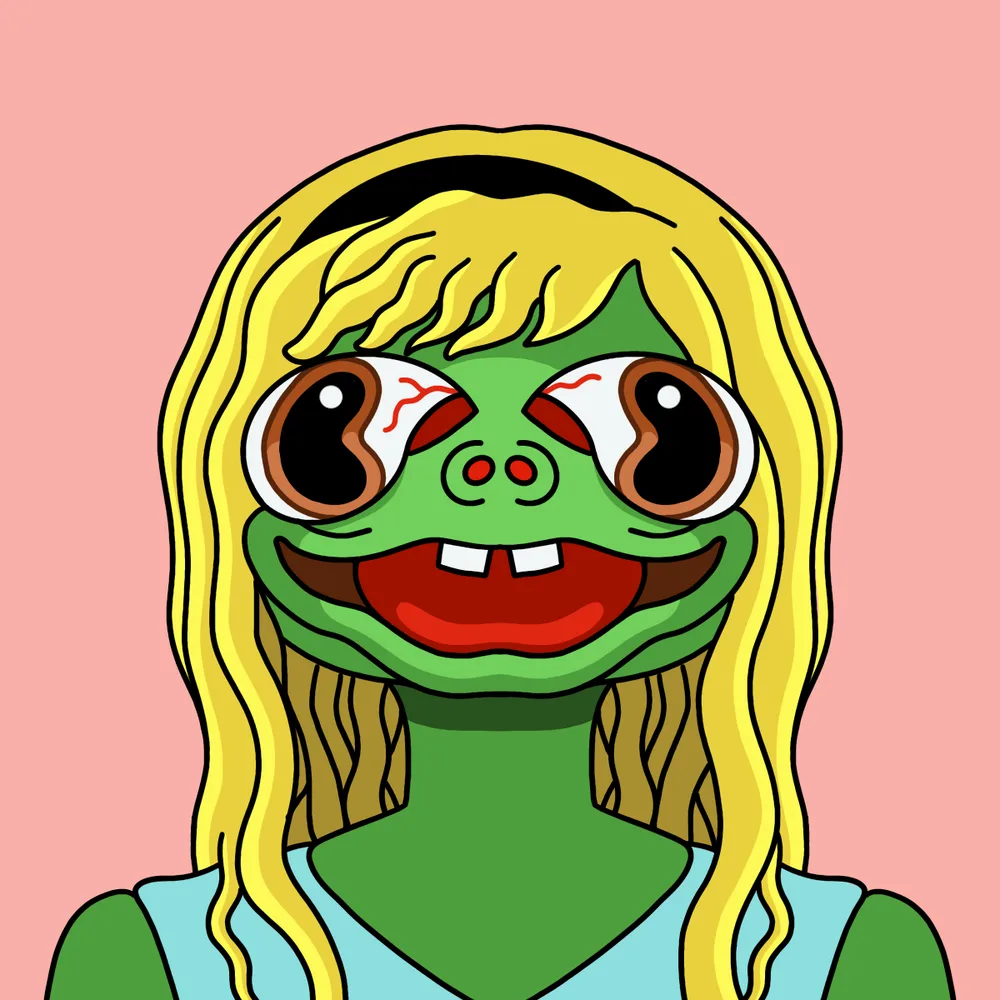 Malice Wunderkind — Hedz No. 841, recovered original artwork by Matt Furie