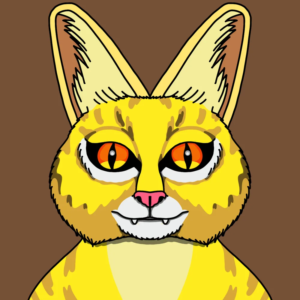 Bobcat — Hedz No. 859, recovered original artwork by Matt Furie