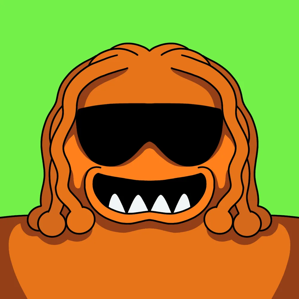 Big Tom — Hedz No. 086, recovered original artwork by Matt Furie