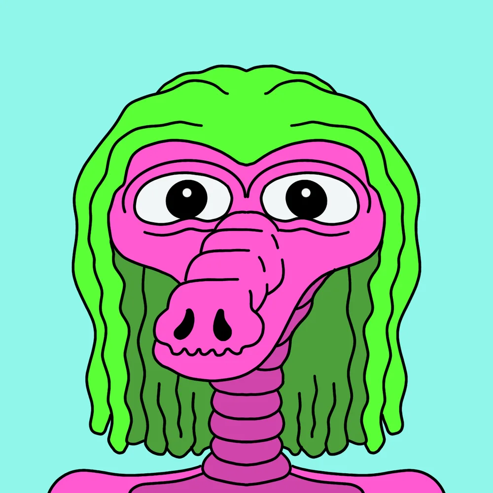 Sweet Snubbles — Hedz No. 863, recovered original artwork by Matt Furie