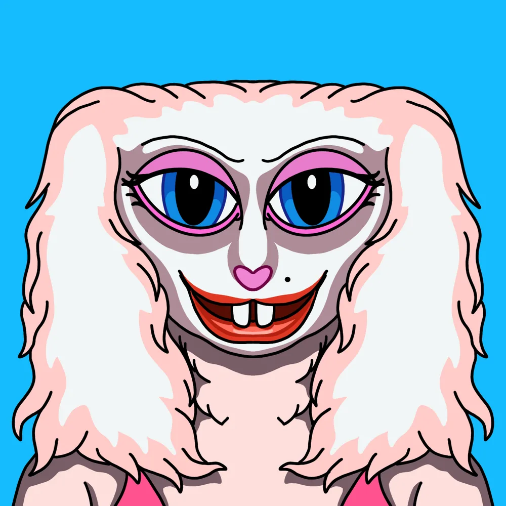 Sexbunny — Hedz No. 864, recovered original artwork by Matt Furie