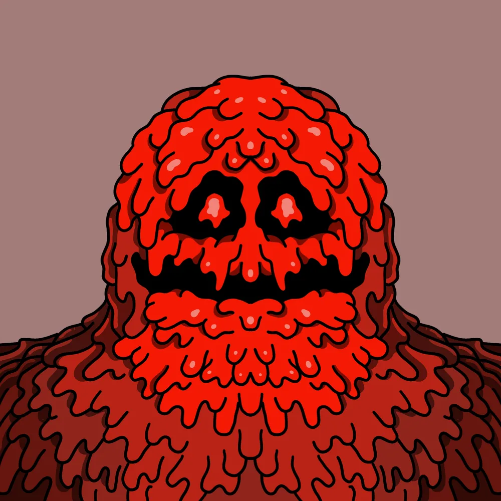 Bloodboy — Hedz No. 887, recovered original artwork by Matt Furie