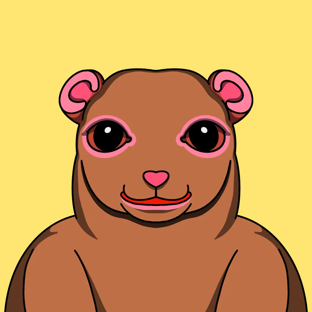 Babyboy Furry — Hedz No. 089, recovered original artwork by Matt Furie