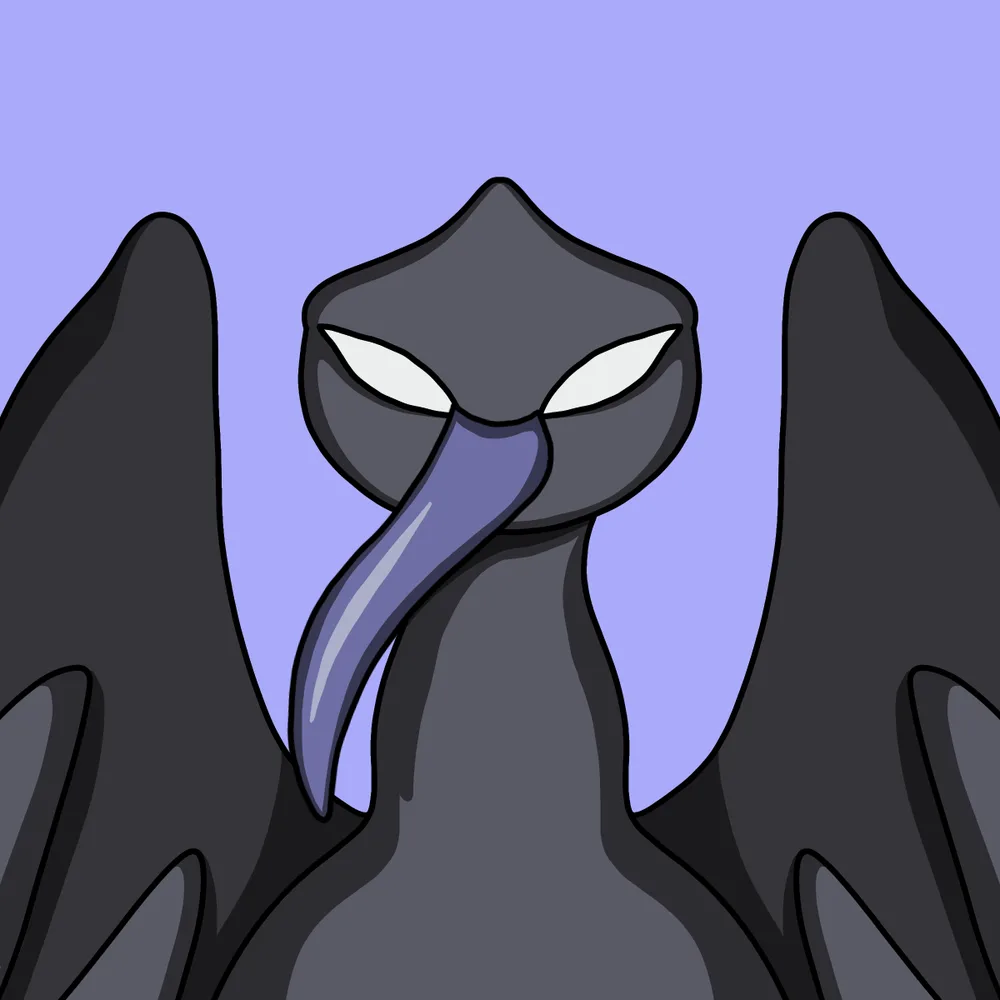 Blackbird — Hedz No. 893, recovered original artwork by Matt Furie
