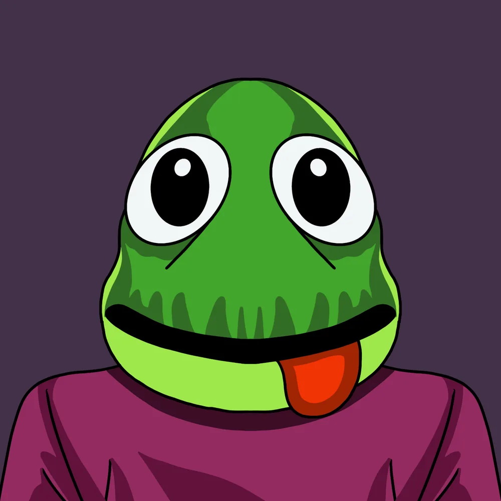 Froggy Stuffy — Hedz No. 903, recovered original artwork by Matt Furie