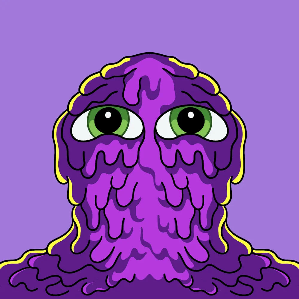 Purple Sauce — Hedz No. 092, recovered original artwork by Matt Furie