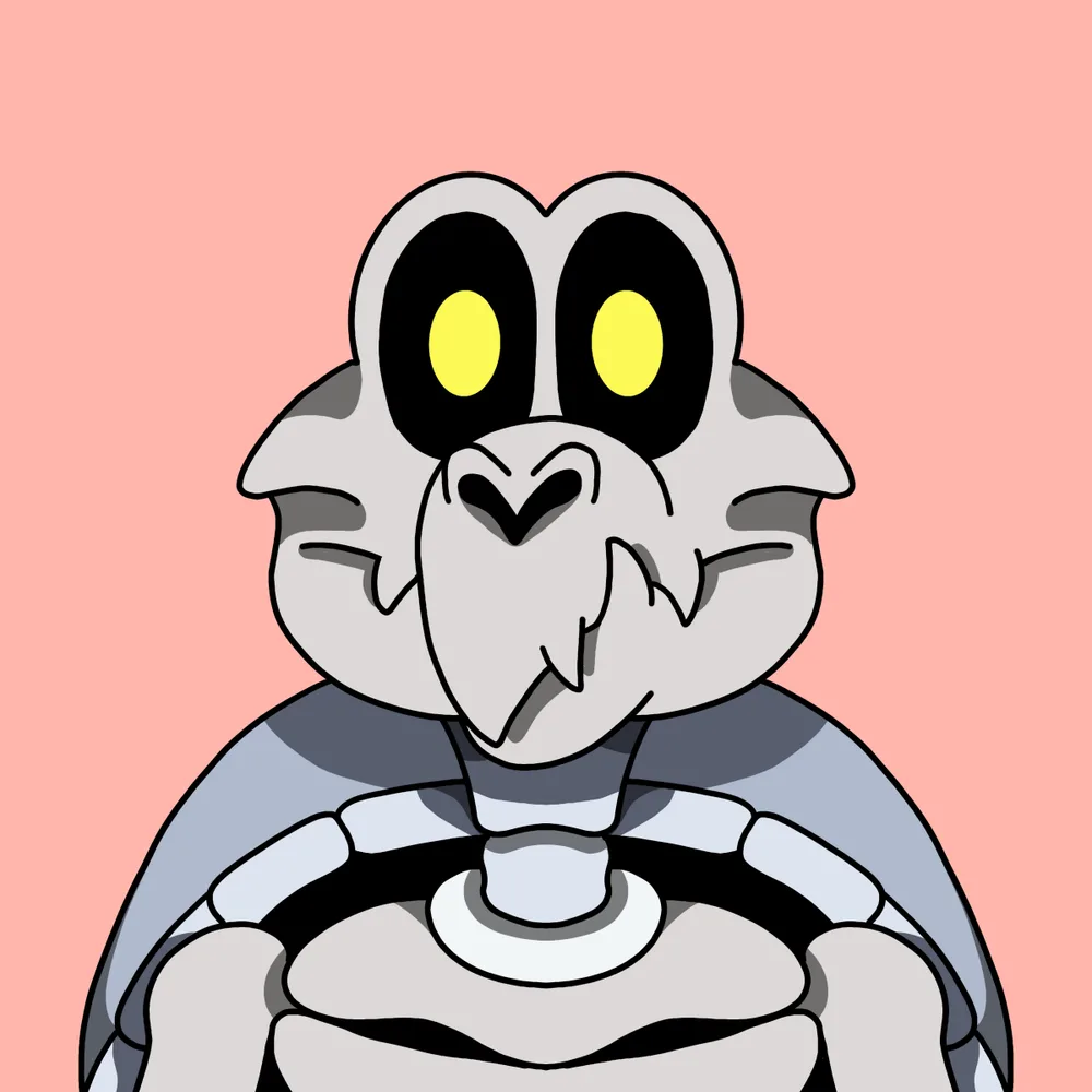 Halfshell Boner — Hedz No. 093, recovered original artwork by Matt Furie