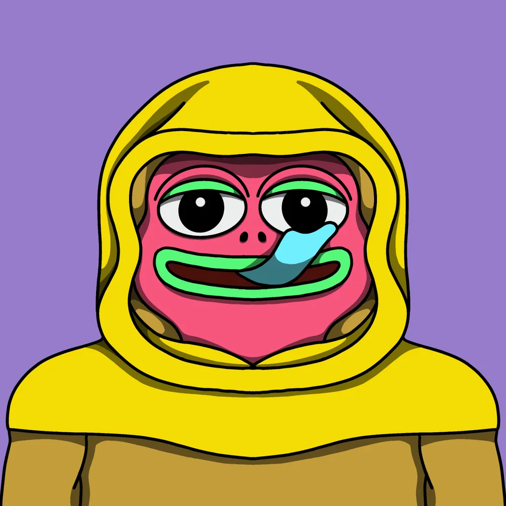 Eyelicker Hoodie Goodie — Hedz No. 933, recovered original artwork by Matt Furie