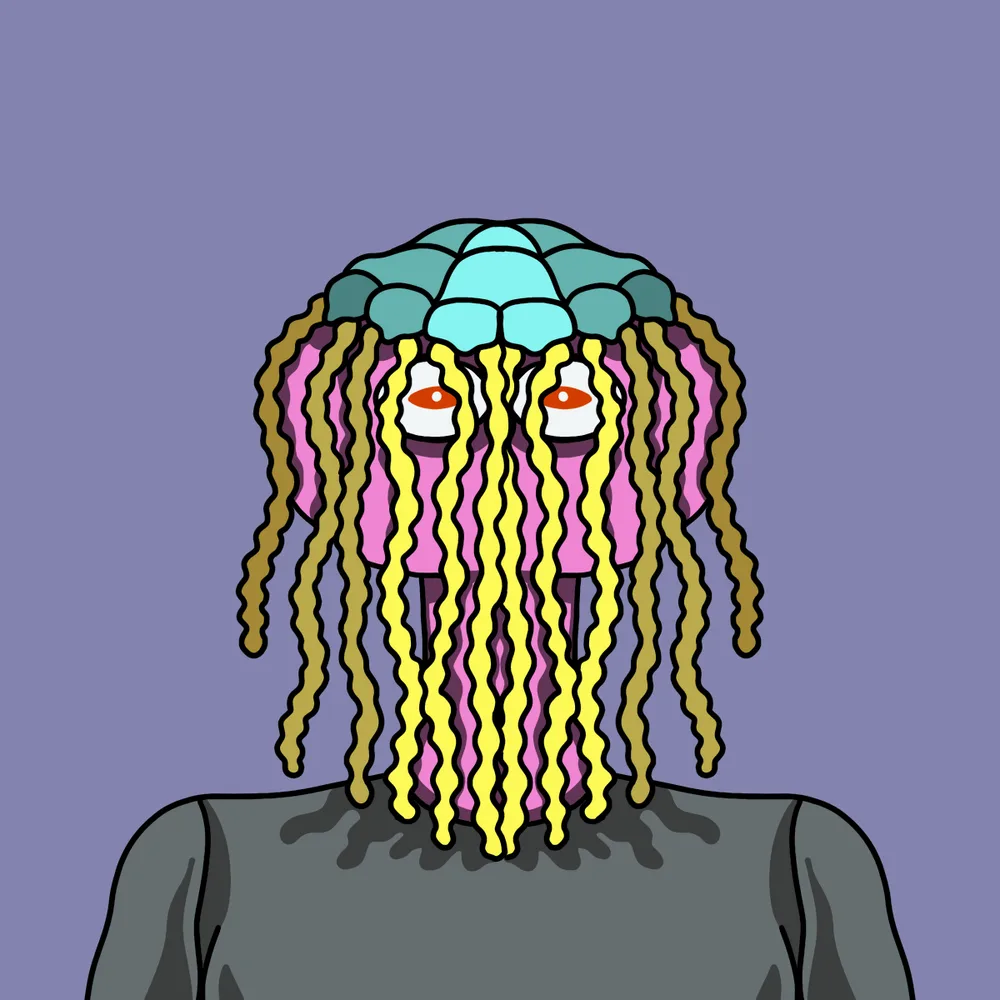 Dangleface — Hedz No. 941, recovered original artwork by Matt Furie