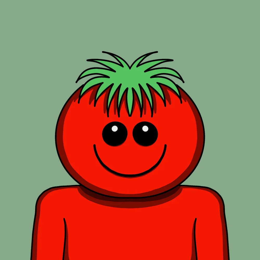 Tomato — Hedz No. 951, recovered original artwork by Matt Furie
